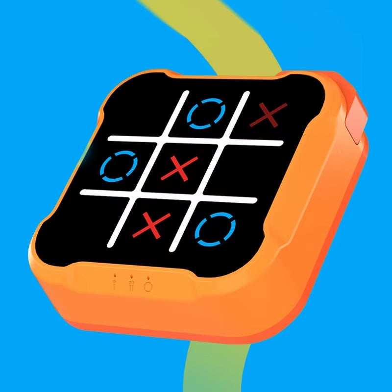 Tic-Tac-Toe Board Board Multifunctional Electronic Games Montessori Puzzle Table Game Chess Chess Set Portable for Adults Kids